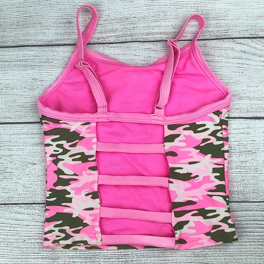YMI Ms. America Pink Camo 2-Piece Tankini Swimsuit - Picture 4 of 8